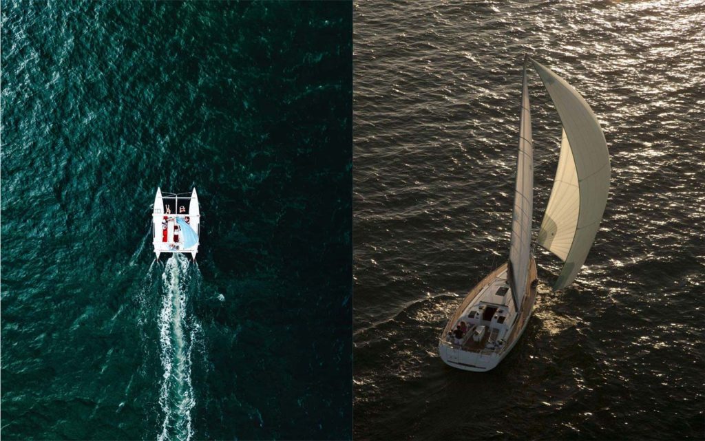 catamarano vs barca a vela
